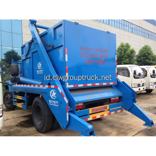 Dongfeng 6 lengan ayun kubik roll truk sampah